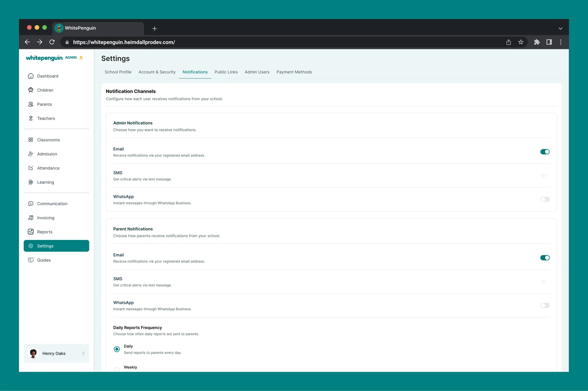 Customize Notifications — How to Access