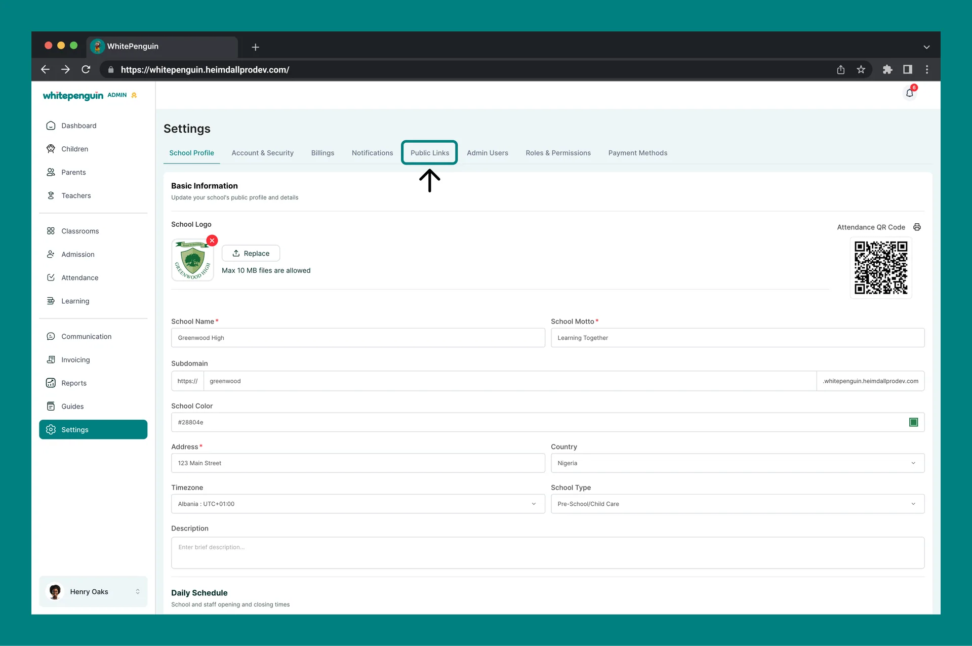 Manage Public Links — How to Access